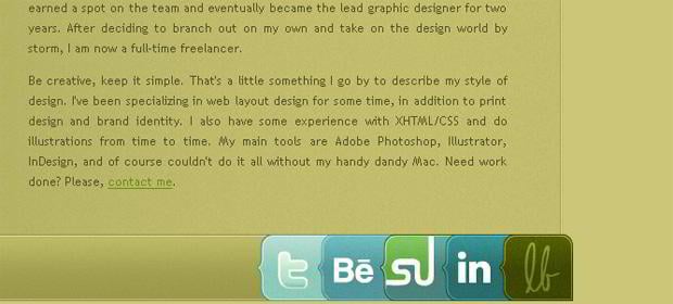 social icons design - Lisabun.com