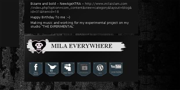 web design social icons - Milaislam.com
