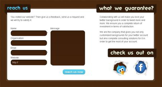 social icons web design - Twittground.com