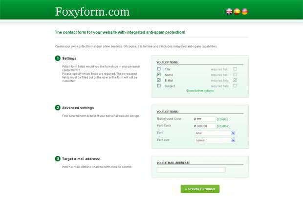 free contact form generator