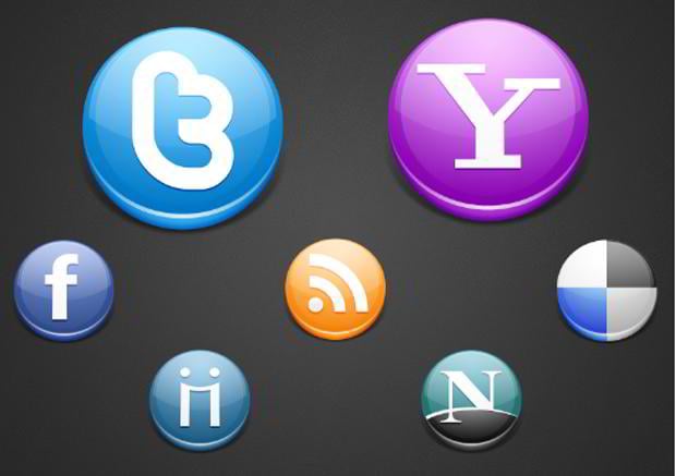 [Download] 65 Pacotes de icones gratuitos de Redes Sociais FREE-Social-Networking-Icon-Set-–-Roundy