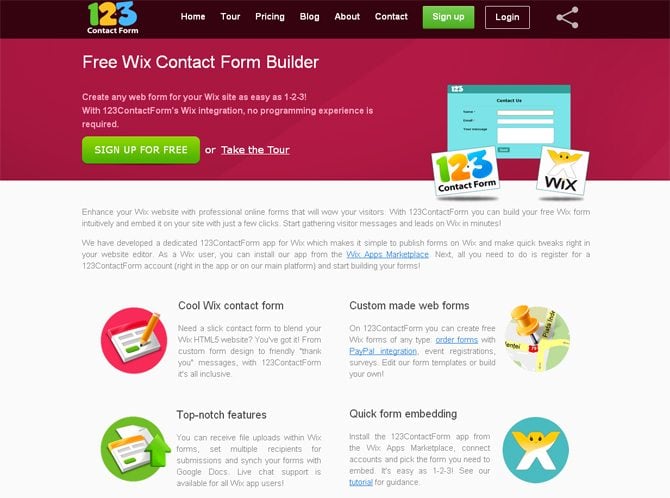 free contact form service