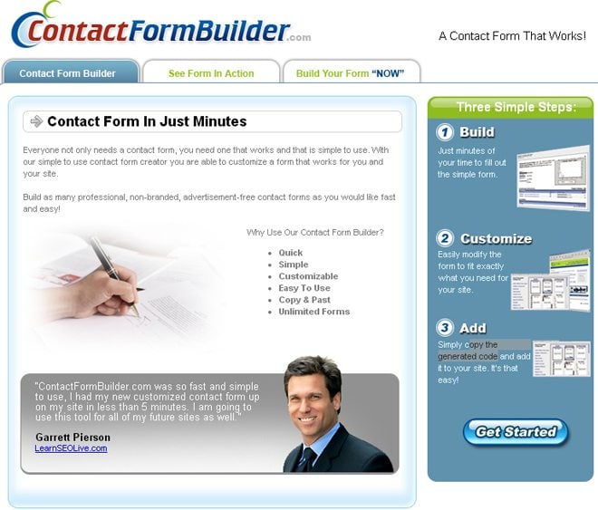 free contact form service