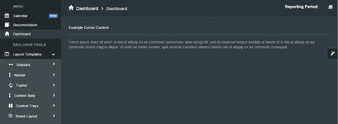 Simple Bootstrap Dashboard Admin Template -"MonsterAdmin"